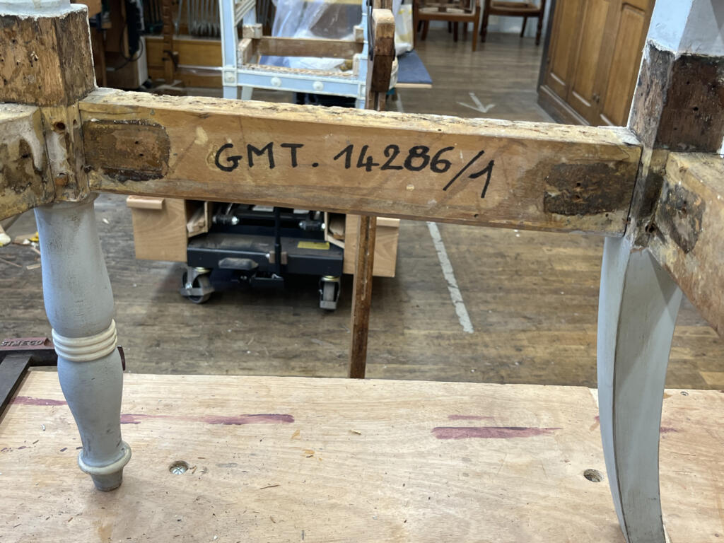 Siège en restauration