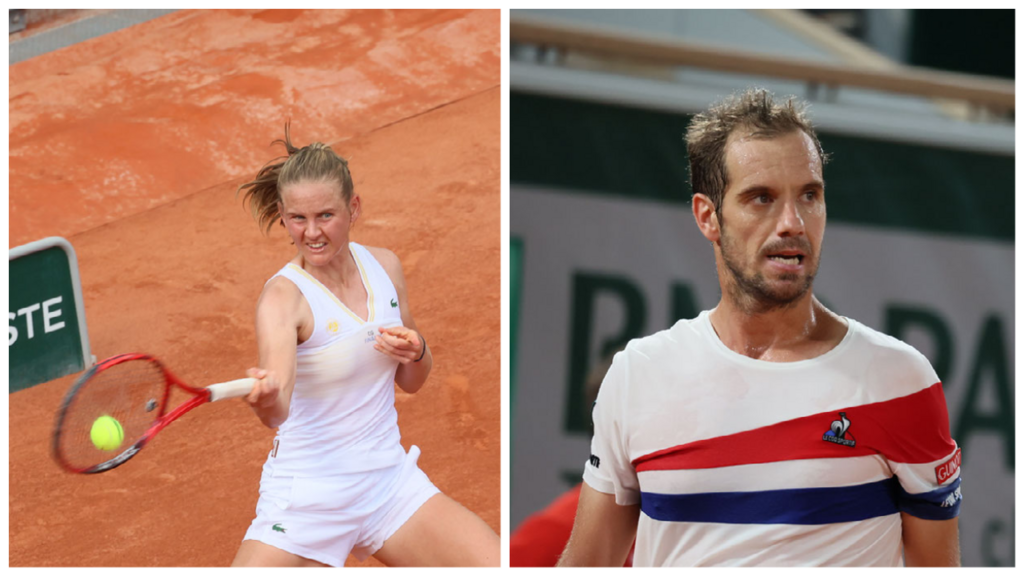 Os tenistas franceses Fiona Ferro e Richard Gasquet perderam na última quinta-feira (3) e deixaram a edição 2021 da Roland Garros.