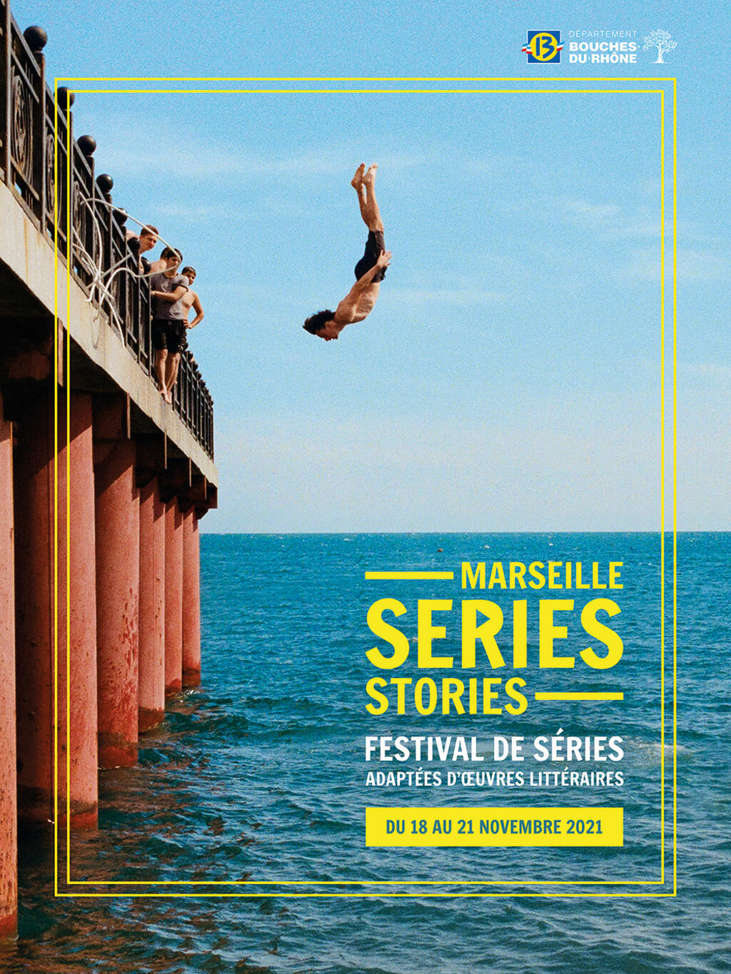 Affiche du festival "Marseille Series Stories"
