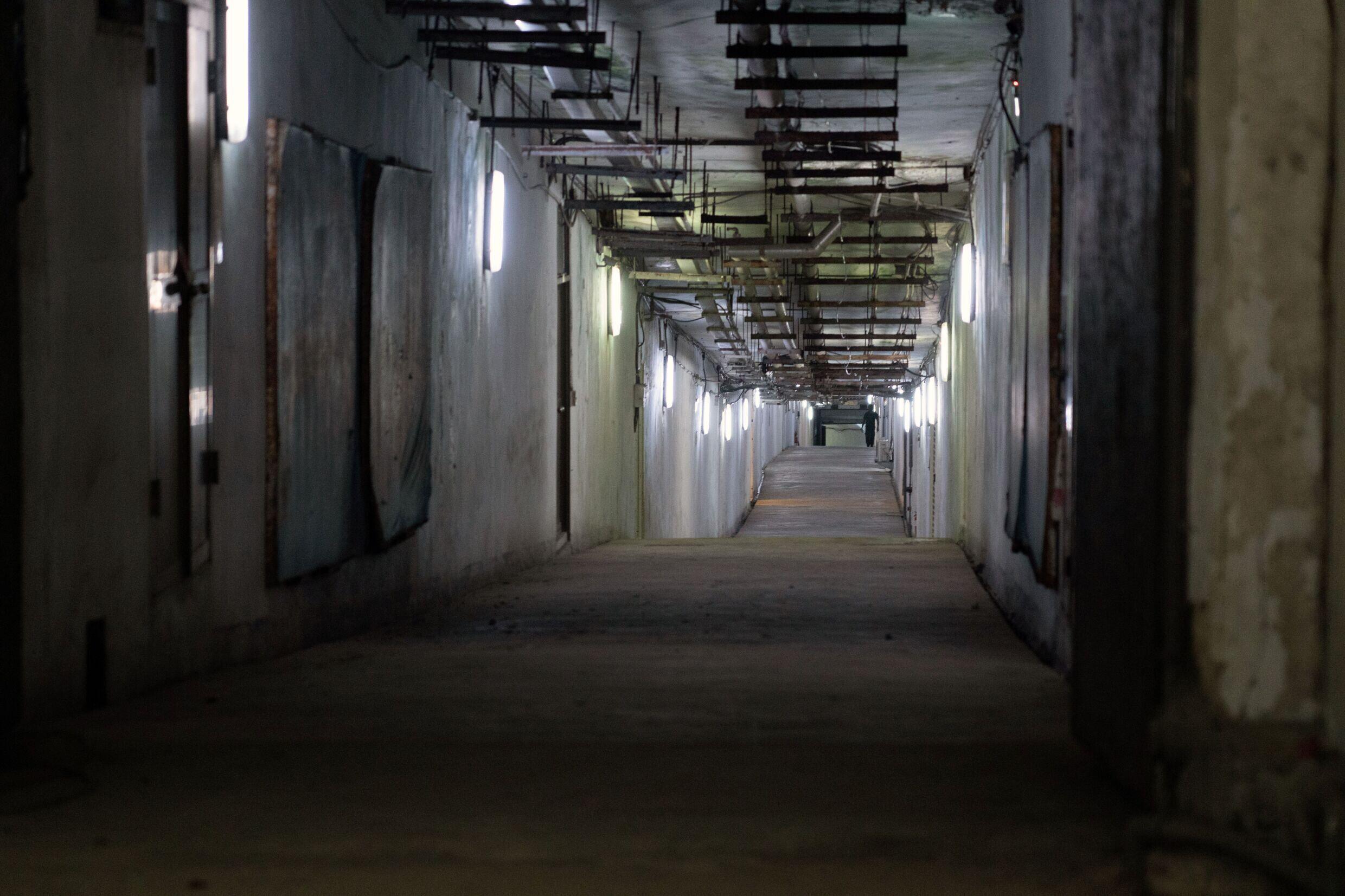 Un túnel militar taiwanés en la isla de Nangan, perteneciente al archipiélago de las islas Matsu, el 10 de abril de 2023