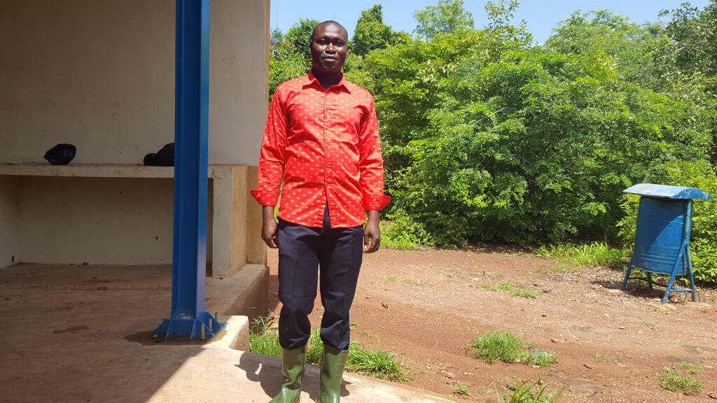 Maxime Bombiri, chef de zone de l’élevage de la commune de Kouka.