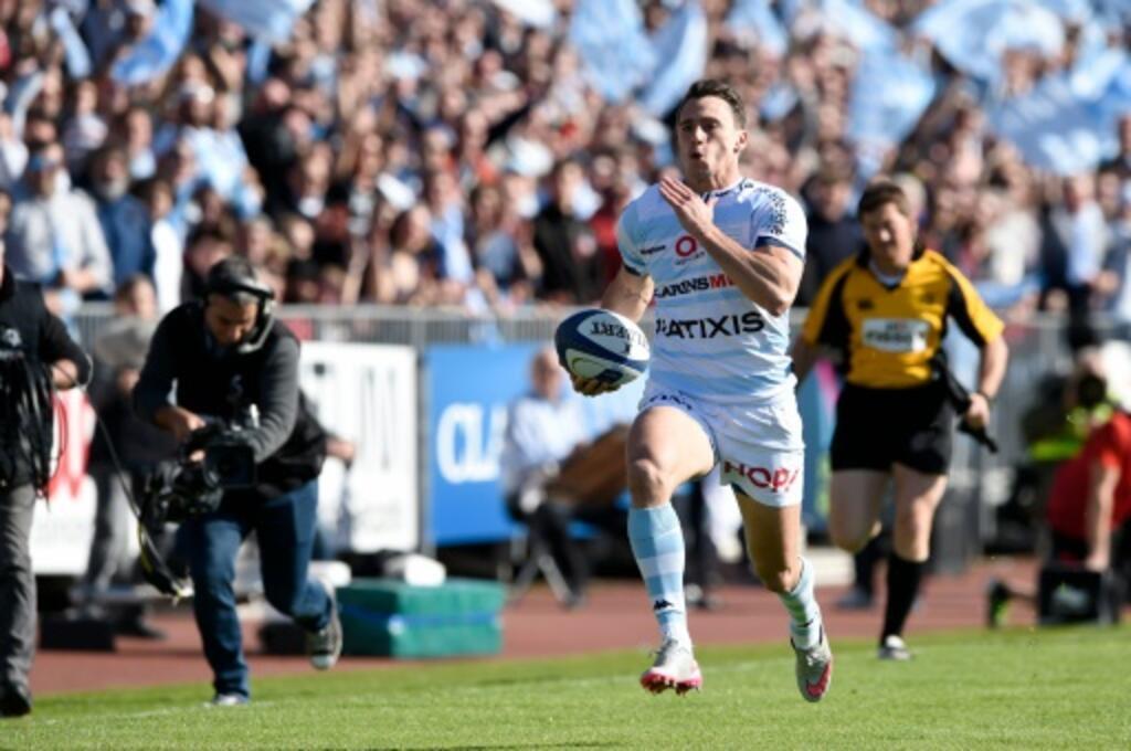 O Racing 92 enfrenta o Toulon na Copa da Europa de rugby, no estádio Yves-du-Manoir. Em 10 de abril de 2016.