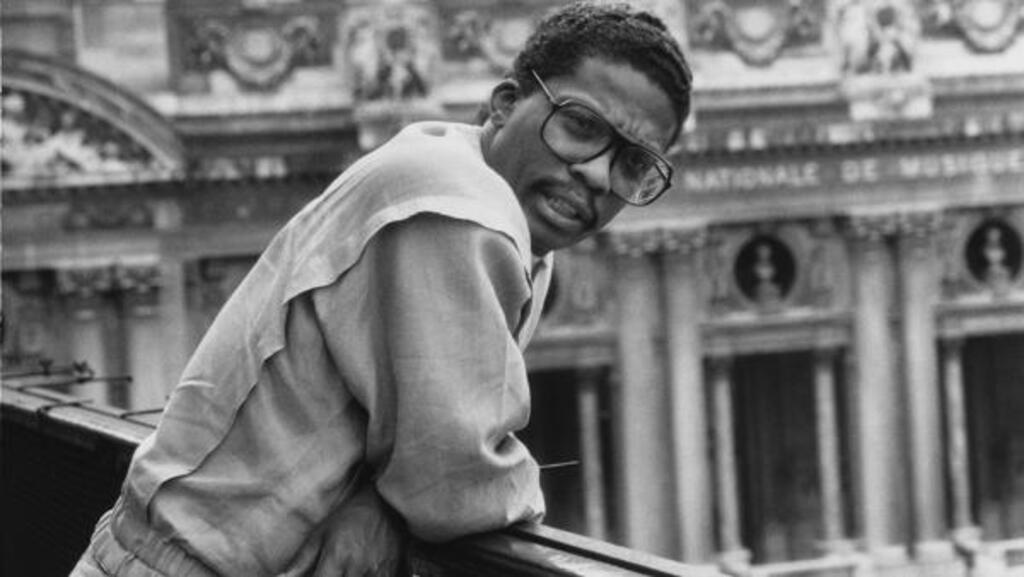 Herbie Hancock, en 1983, près de l'Opéra de Paris.