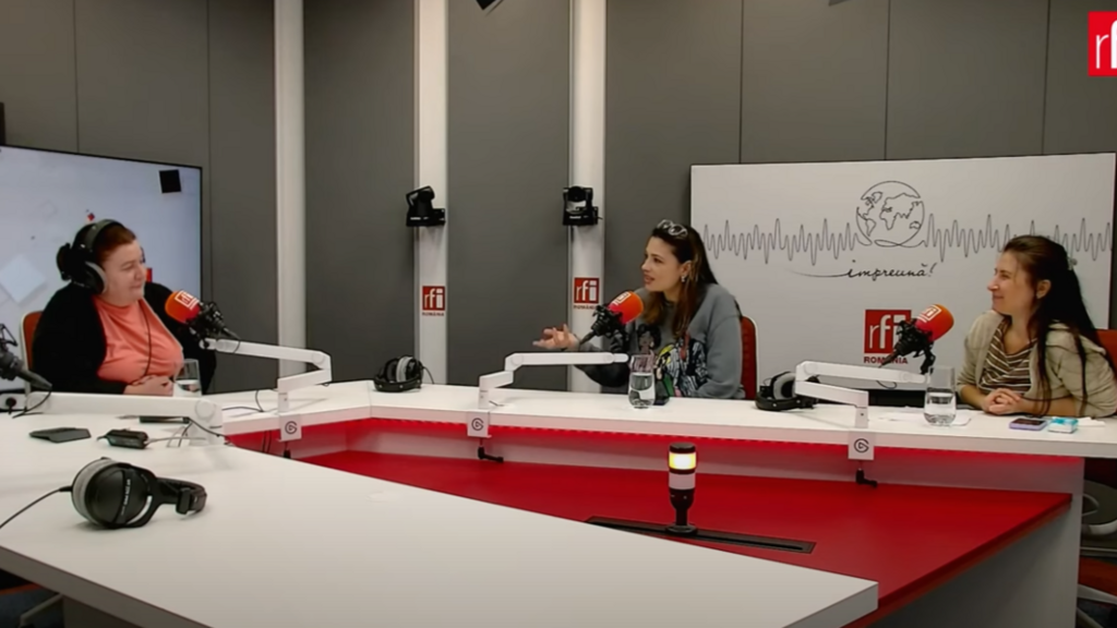 Ozana Nicolau, regizoare și Iulia Verdeș, actriță