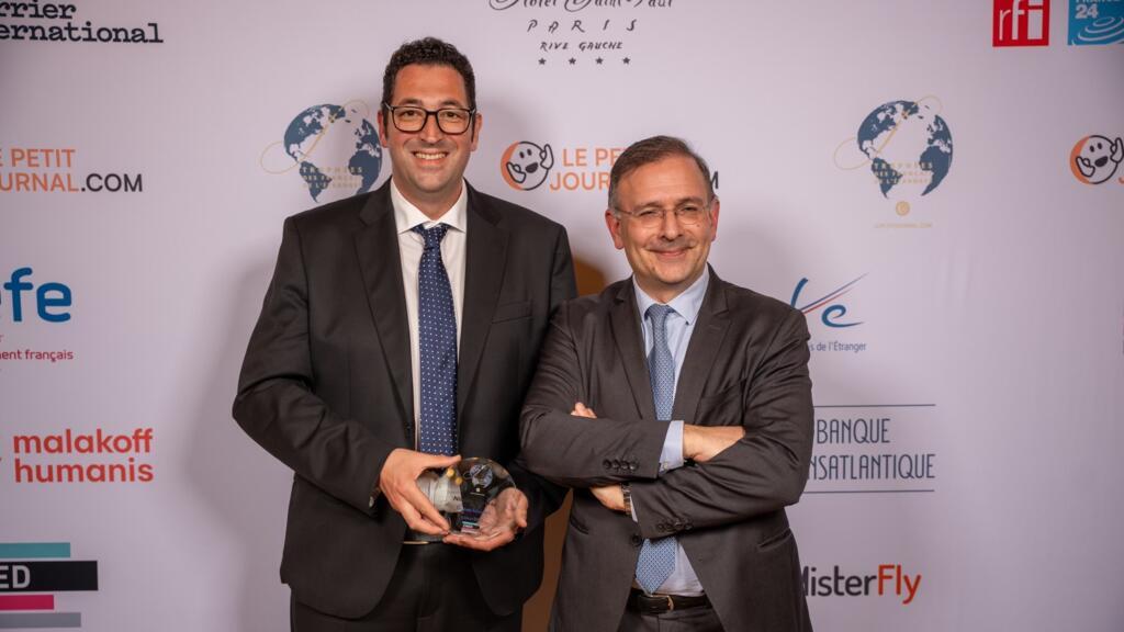Nicolas Laporte, lauréat Éducation des 12e Trophées des Français de l'étranger.