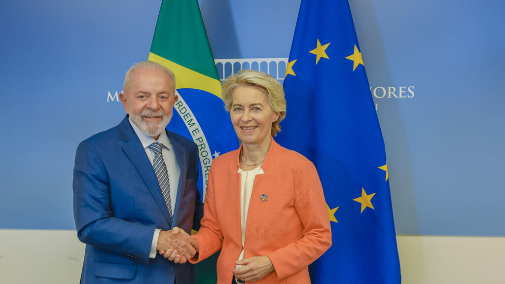 Presidente Luiz Inácio Lula da Silva encontrou-se com a presidente da Comissão Europeia, Ursula von der Leyen, à margem da Assembleia Geral da ONU, em Nova York. (23/09/2024)
