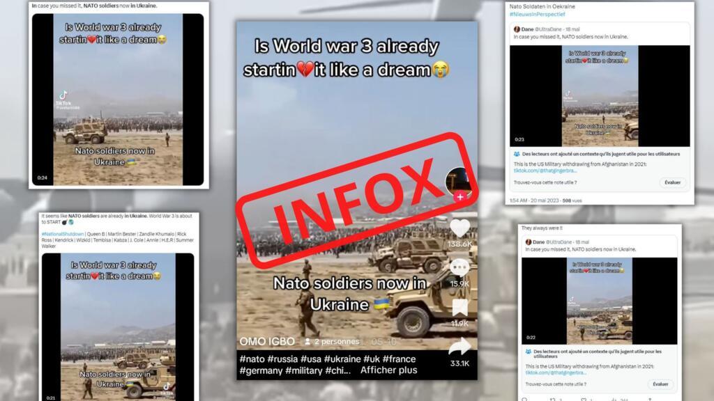 Non, l'Otan n'a pas déployé massivement des troupes en Ukraine comme l'affirment de nombreuses publications.