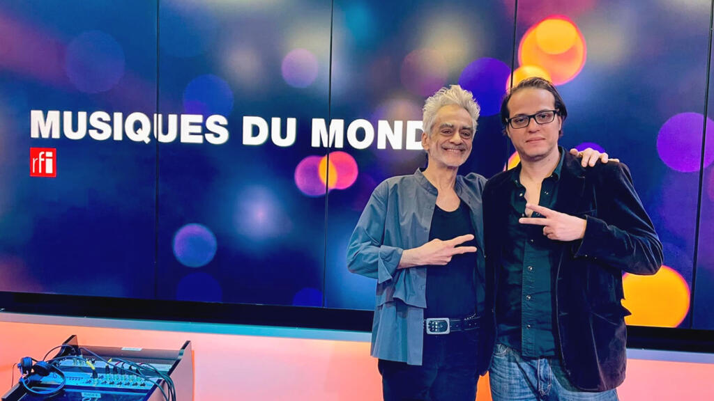 Melingo et Juan Pablo Gallardo à RFI.