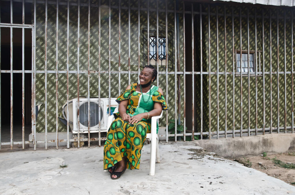 Côte d'Ivoire: Bernadette, alias Maman Oupoh, à la mairie de Soubré (mai 2021)