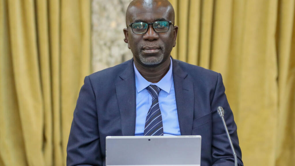 Amadou Moustapha Ndieck Sarre, ministre de la Formation professionnelle, porte-parole du gouvernement sénégalais.