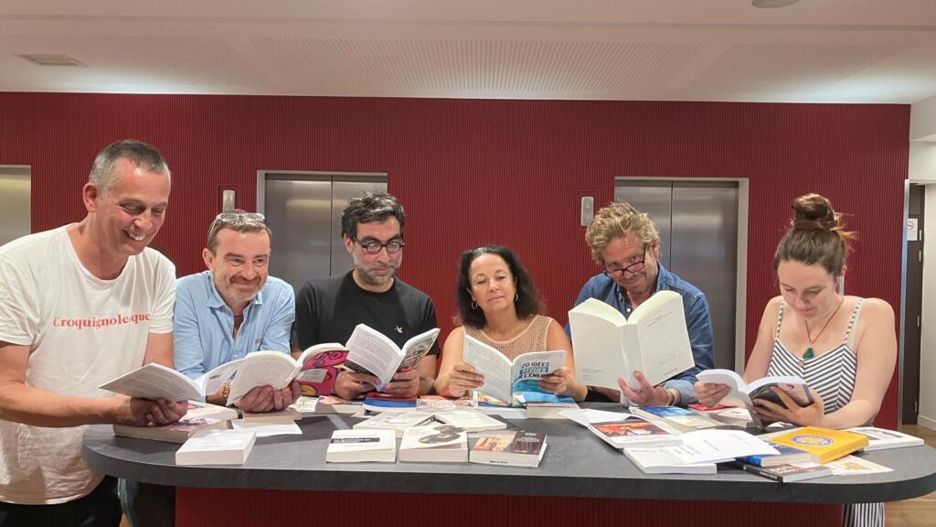 Vasile Damian, Sébastien Bonijol, Mickaël Correia, Anne-Cécile Bras, Igor Strauss et Pauline Gleize.