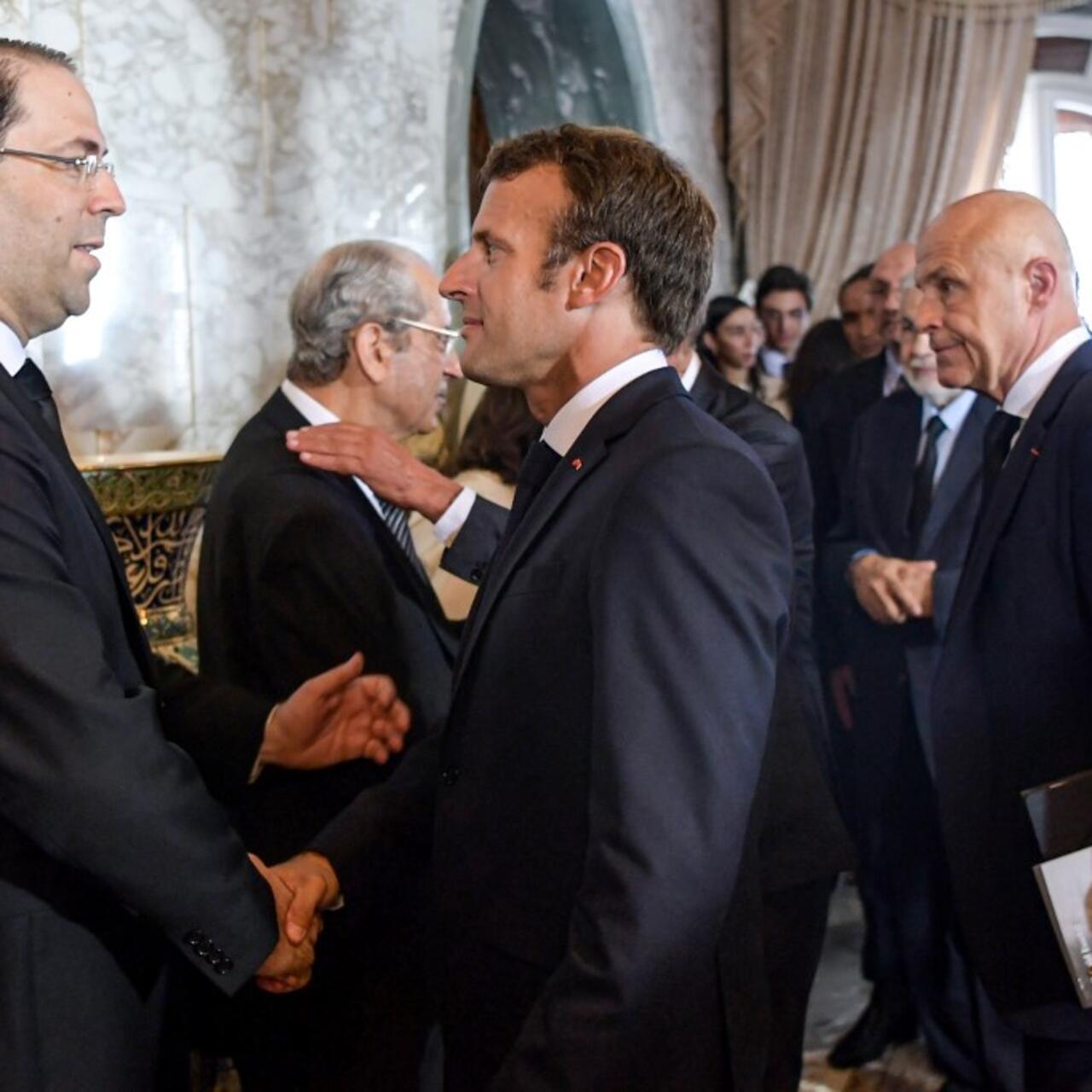 France S Macron Pays Homage To Late Tunisian Leader Beji Caid Essebsi