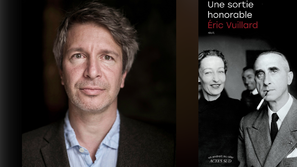 Eric Vuillard, auteur de Une sortie honorable publié chez Actes Sud
