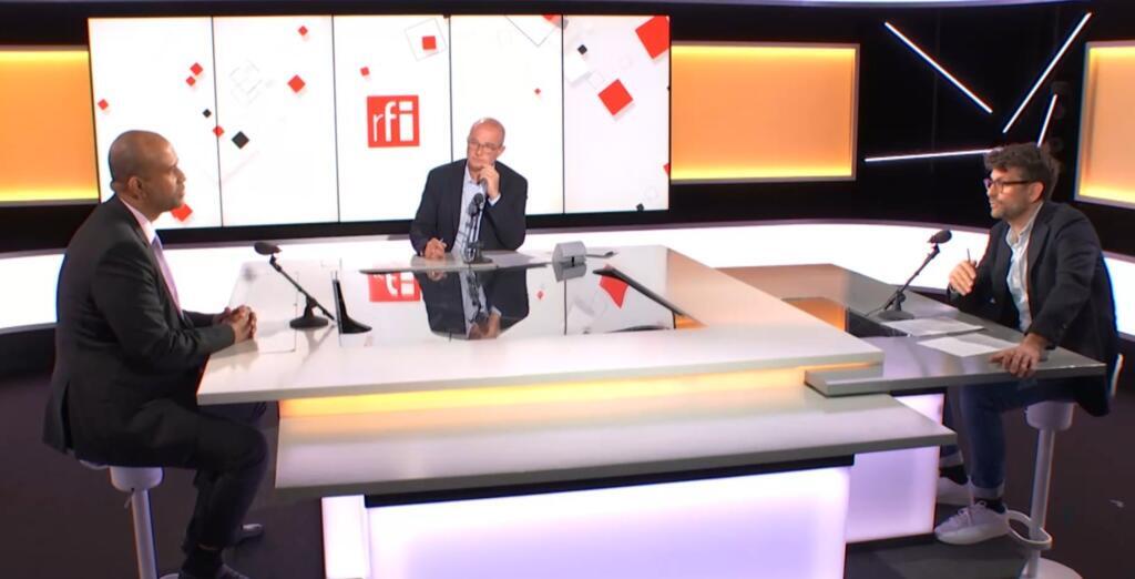 Michel Djombo (Unicongo) dans le studio 1 de RFI