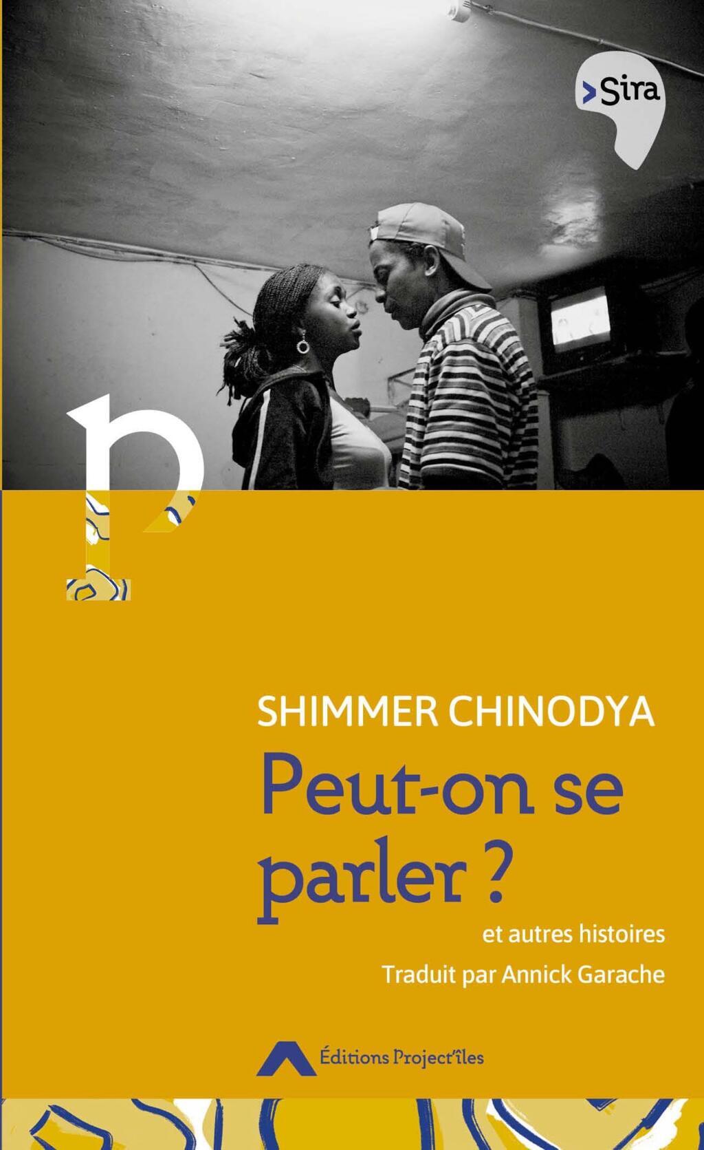 1ère de couv de « Peut-on se parler ? » du romancier zimbabwéen Shimmer Chinodya.