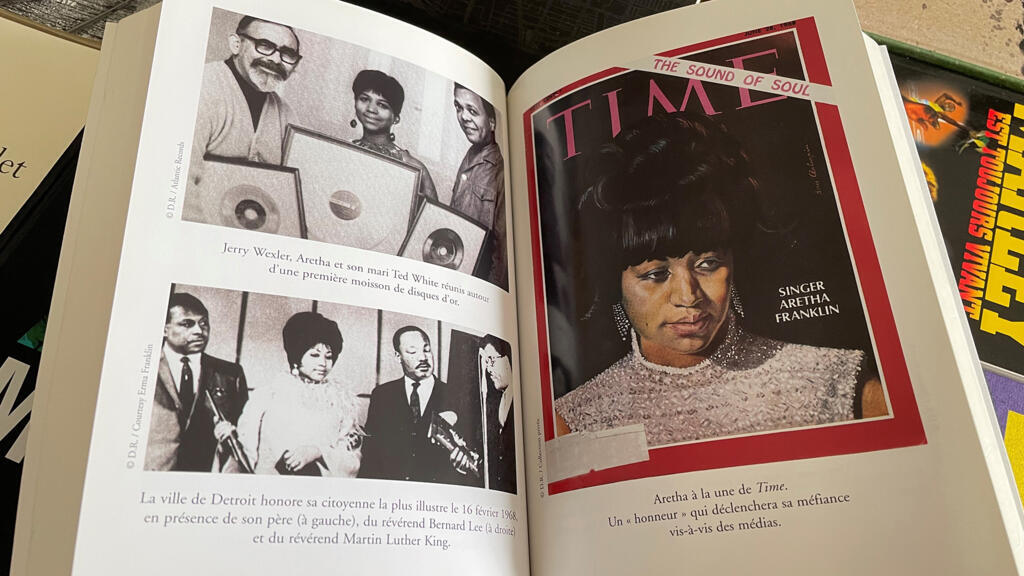 Le livre «Aretha Franklin, Natural Woman» par Sebastian Danchin (Éd. Buchet Chastel).