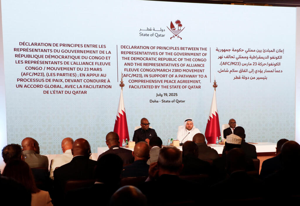 刚果(金)东部和平多哈签框架 1 Doha 2025