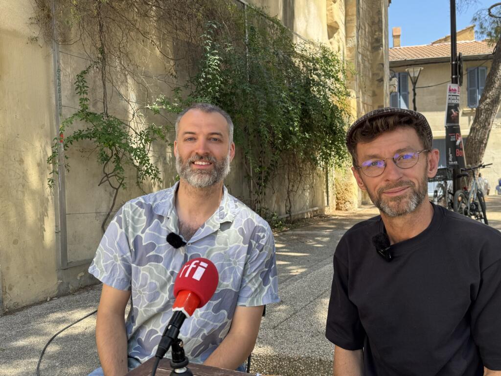 Tác giả La Belle Époque và Franck Milin (“Florence”) của vở kịch Hongaï, Festival d’Avignon 2025.