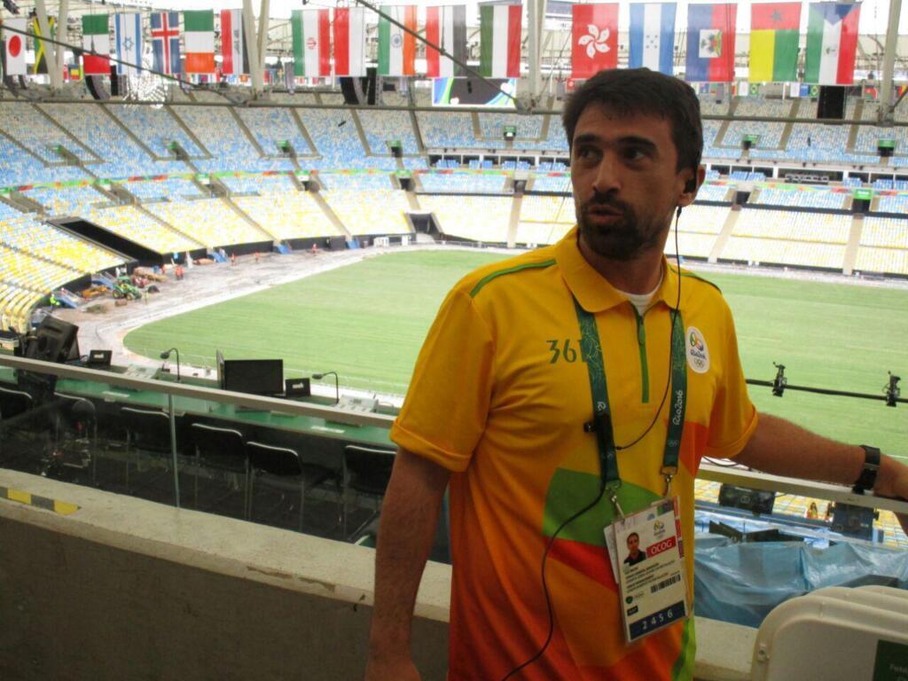 Luiz Gustavo Brum foi gerente-geral do complexo do Maracanã. durante os Jogos Olímpicos Rio-2016.