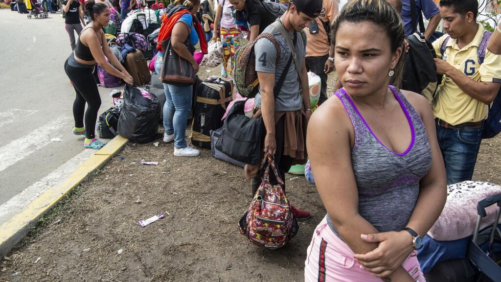 Des migrants vénézuéliens arrivant à Tumbes, au Pérou, le 14 juin 2019 (photo d'illustration).