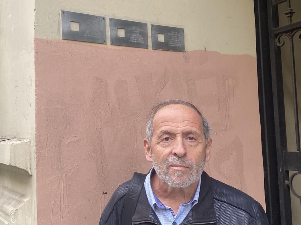 Le député Boris Vishnievsky, au 19 rue Pouchinskaya, à Saint-Pétersbourg.