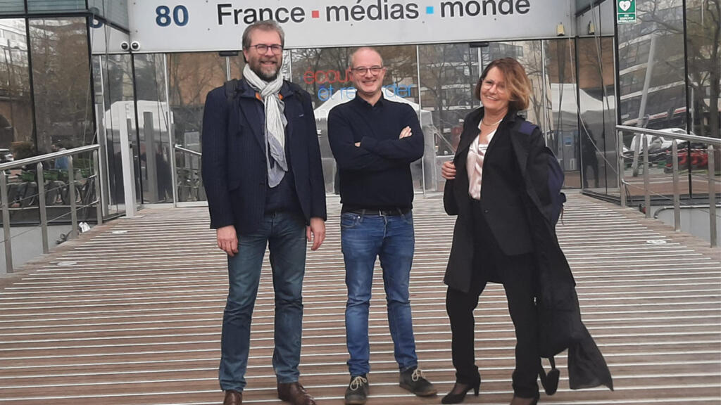 Hervé Alexandre, Bruno Faure et Catherine Karyotis.