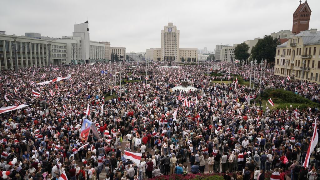 Des opposants biélorusses à Minsk. (Image d'illustration).