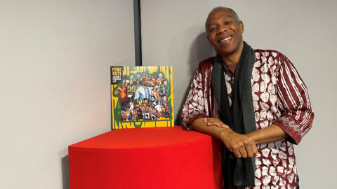 Femi Kuti, fier de dévoiler «Journey Through Life» aux auditeurs de RFI.