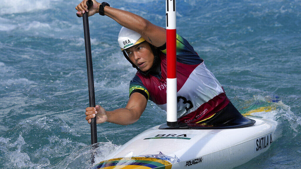 Ana Sátila, durante os Jogos Olímpicos de Tóquio, em 2021