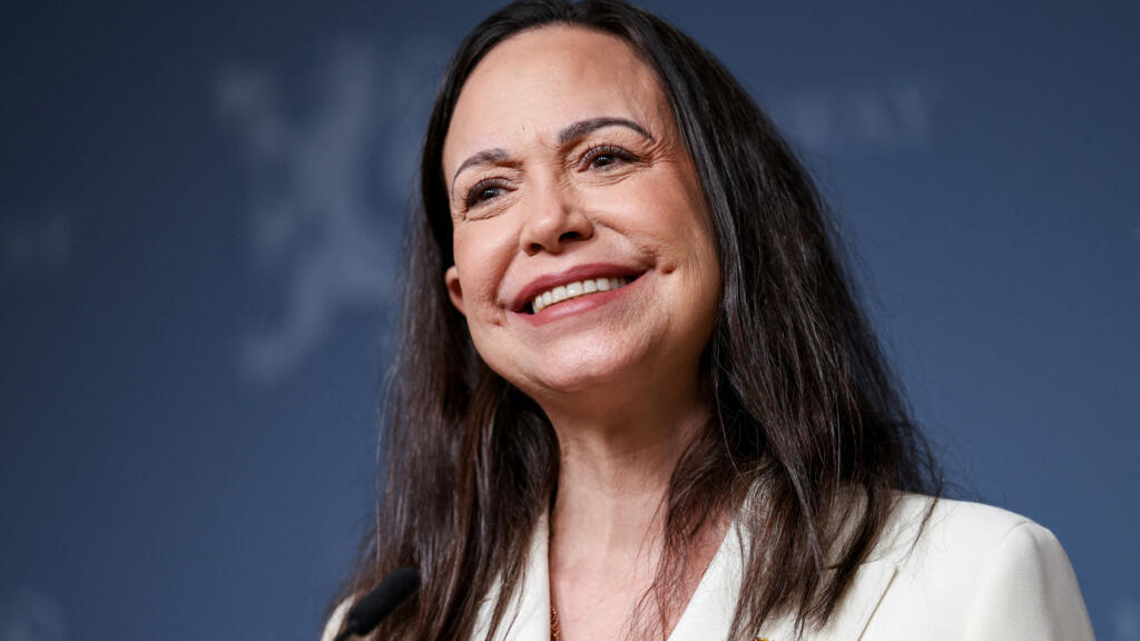 L'opposante vénézuélienne Maria Corina Machado apparaît en public à Oslo