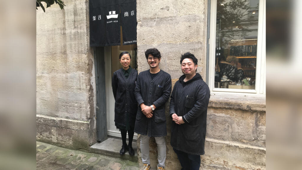 L'équipe de la boutique d'ustensiles Kama Asa Paris.