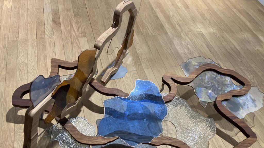 Vue d’une œuvre exposée à Art Basel Paris 2024.