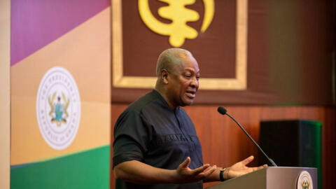 Ghana's President John Mahama says the agreement to take in west Africans deported from the US is being done on "humanitarian" grounds. 