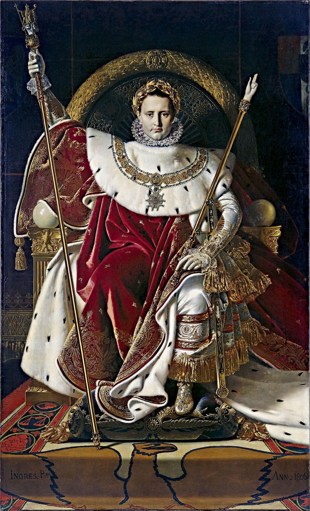 Napoleon in his sacred attire