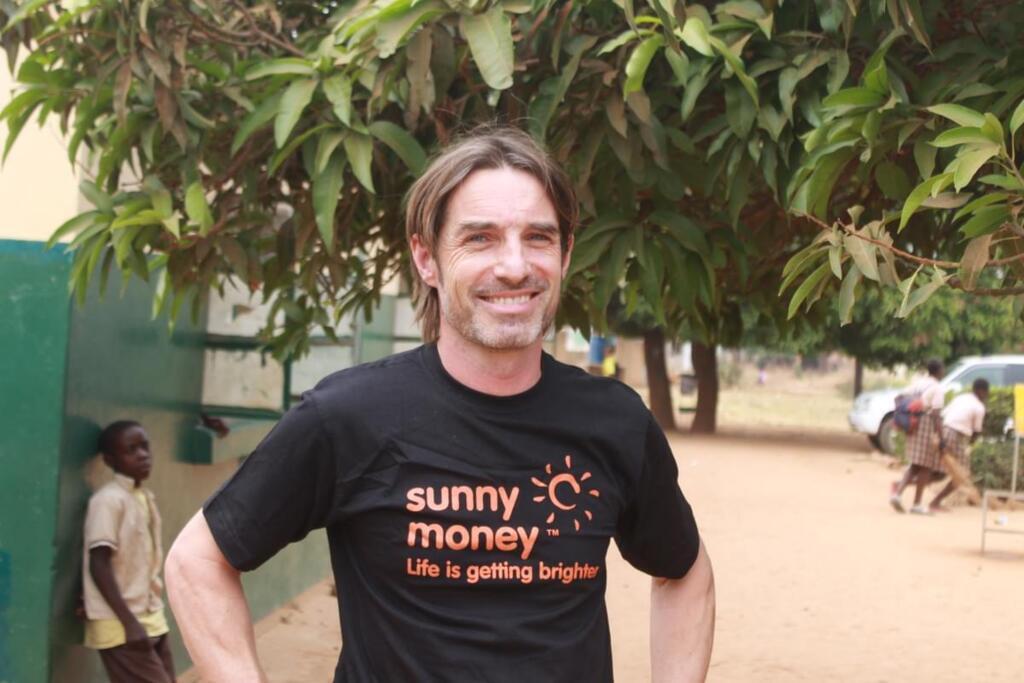 John Keane, the CEO of SolarAid, in Zambia recently.