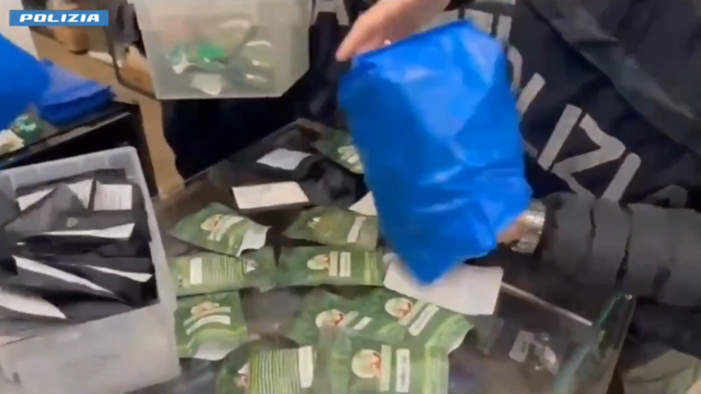 En Italie, la police met la main sur près d'une tonne et demie de drogue