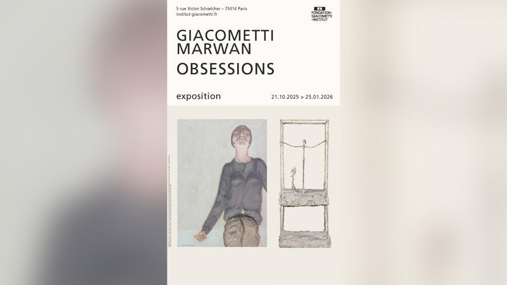 L'exposition Giacometti / Marwan Obsessions à l'Institut Giacometti