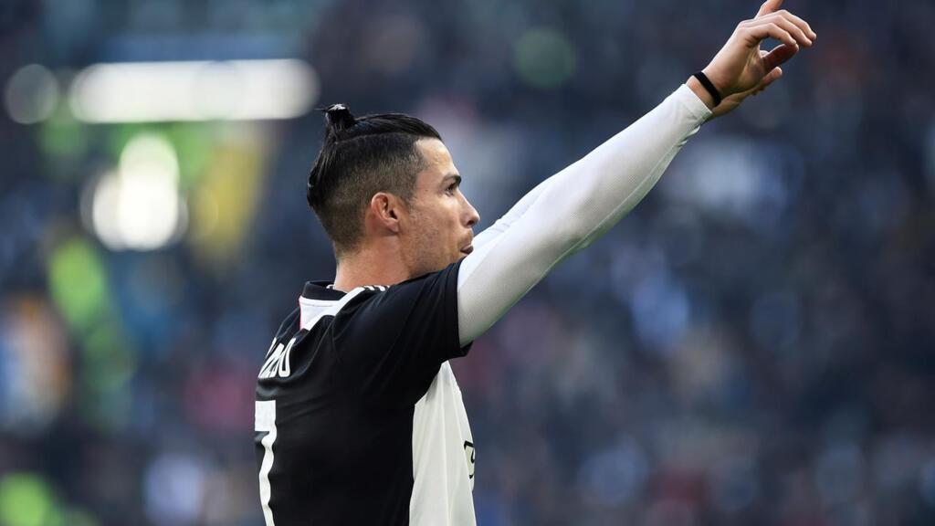 Cristiano Ronaldo (Juventus Turin) après son doublé face à la Fiorentina, le 2 février 2020.