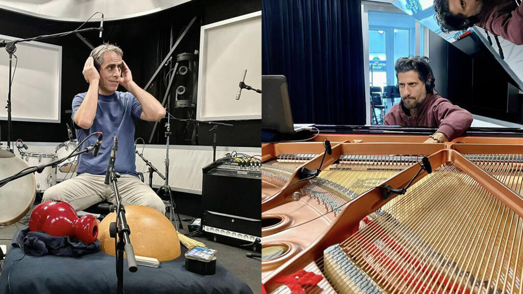 Bijan Chemirani à RFI et Rami Khalifé à RFI.
