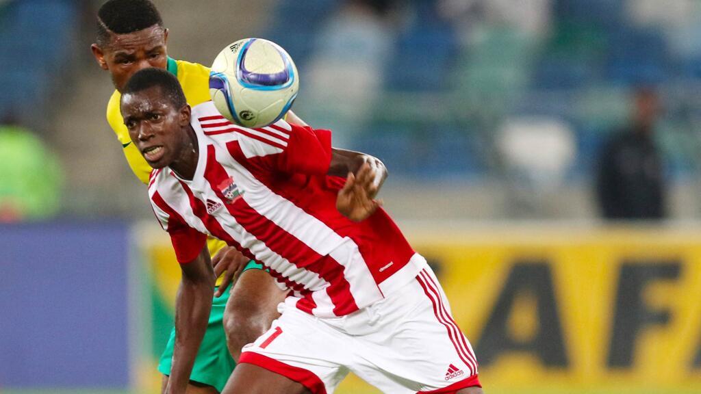 Le Gambien Assan Ceesay lors de la Coupe d'Afrique des Nations, le 13 juin 2015.