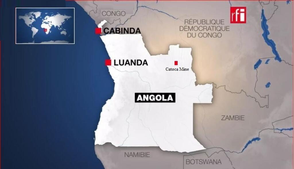 非洲两国迎接印度女总统到访 2 Data Carte archive / Afrique : Angola et sa capitale Luanda.