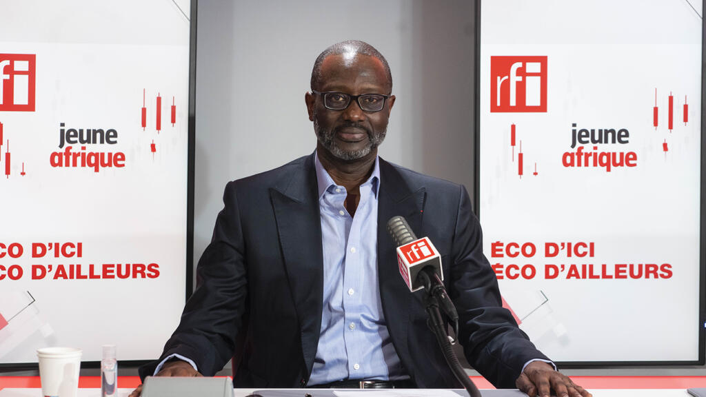 Tidjane Thiam, invité chez Éco d'ici éco d'ailleurs, le 2 décembre 2021.