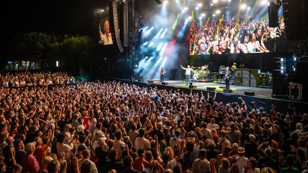 Deep Purple en concert au Montreux Jazz Festival en Suisse, le 8 juillet 2024.