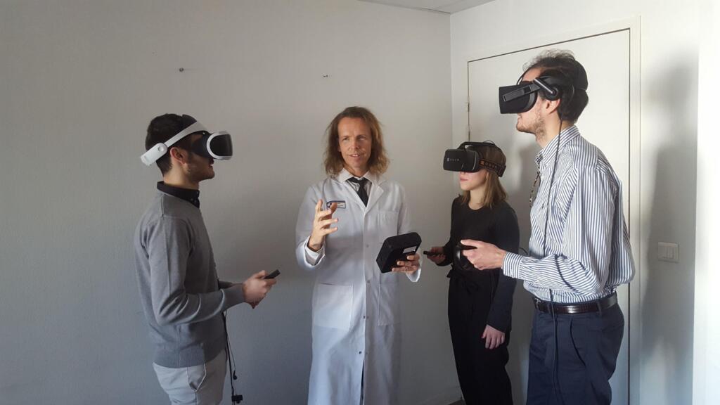 O psiquiatra francês Eric Malbos, do hospital de Marselha, criou um programa para tratar fobias de seus pacientes com realidade virtual