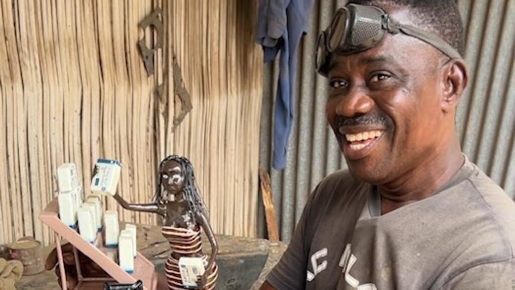 Sur le fil de la tôle, Didier Ahadji, artiste soudeur et sculpteur togolais