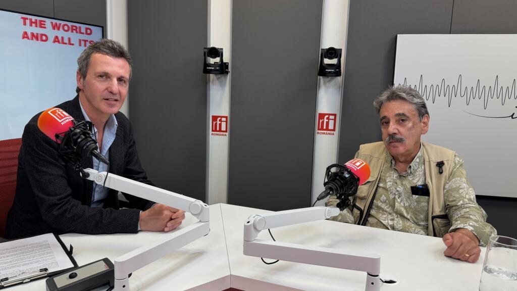 Mircea Kivu (dreapta) și Laurent Couderc