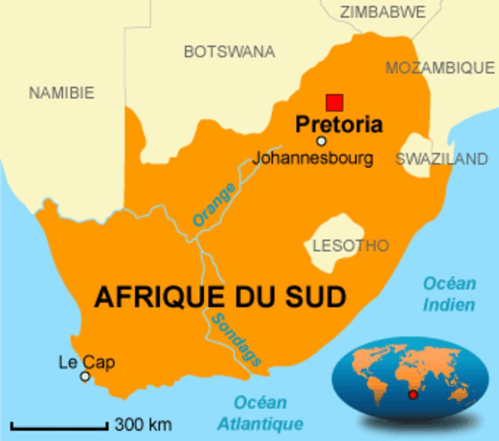 存档地图 / 南非。
RFI Carte / Ici, une carte d'Afrique du Sud.