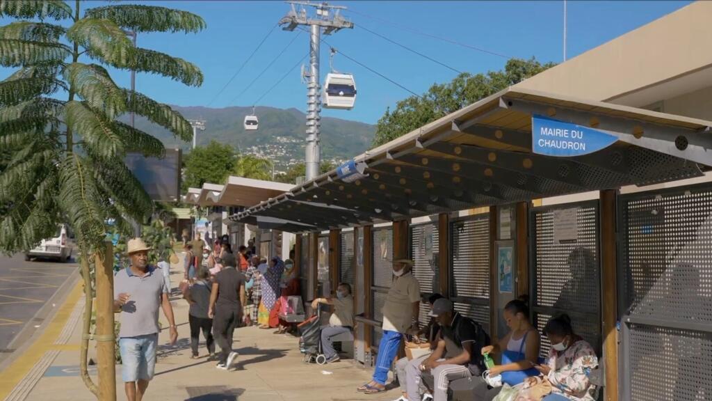 Métrocable à La Réunion.