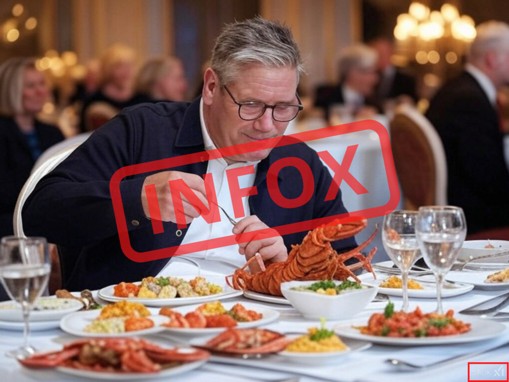 Le logo de Grok est visible en bas à droite de l'image.
