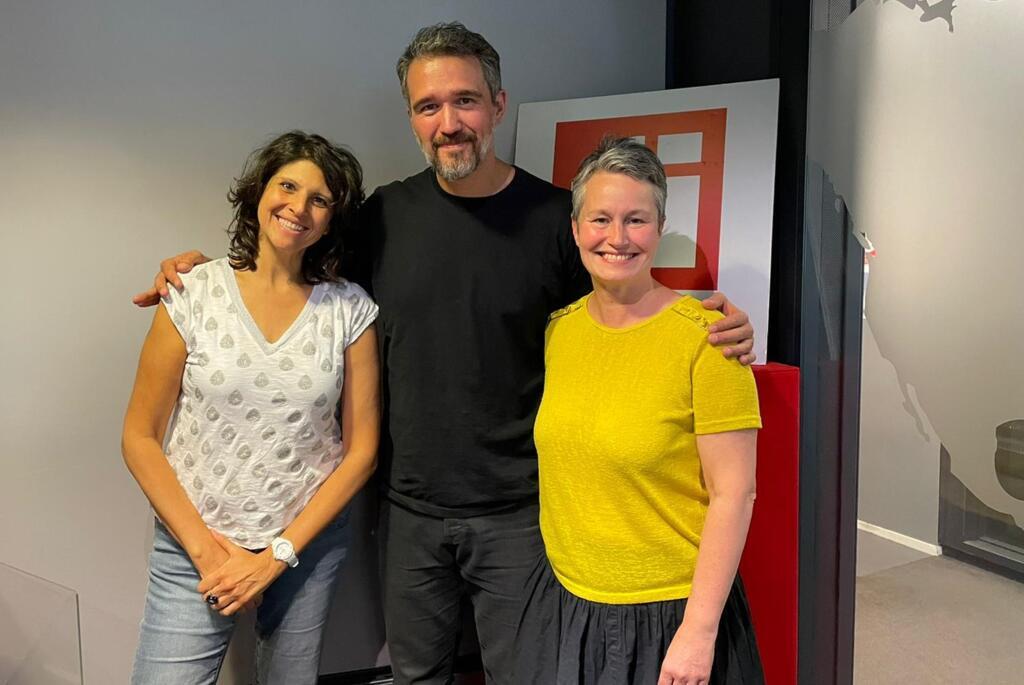 De gauche à droite : Ximena Velasco, directrice du festival Que Gusto, Luis Robledo Richards, pâtissier chocolatier et Clémence Denavit du Goût du monde.